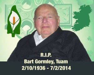 Óglach Bart Gormley - RSF Galway - CABHAIR Honouree