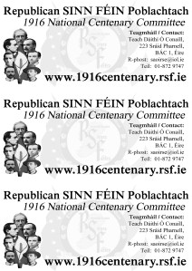 1916 Centenary Committee Handout